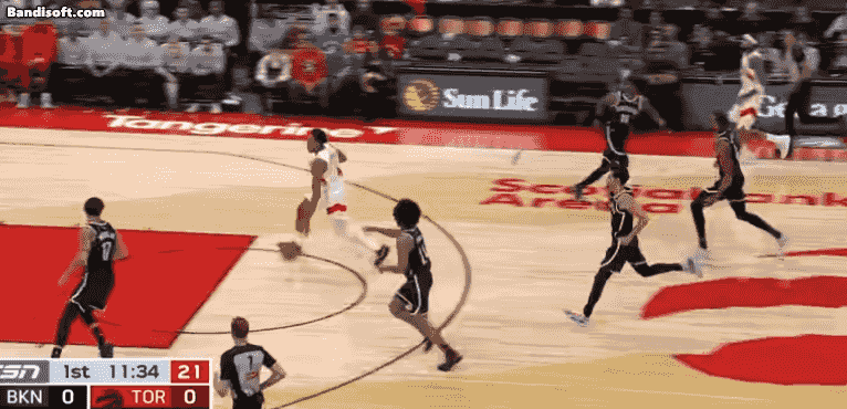 首节猛龙便, 猛龙领先到